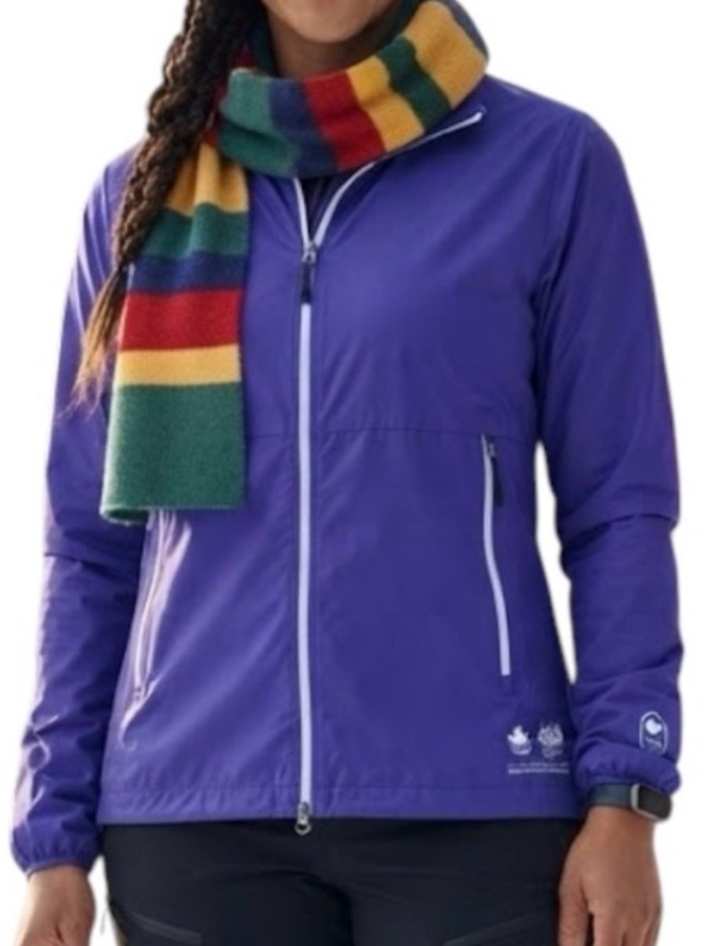 HUDSONS BAY Team Canada Olympics Rare Purple Track Jacket L Streetwear